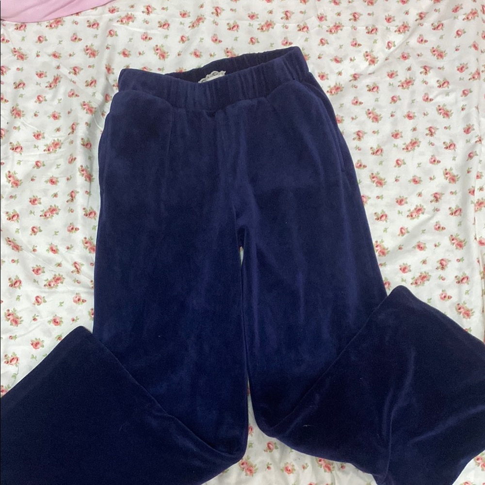 btween Blue Boot Cut Pants
